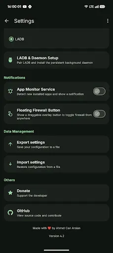 Скриншот 5 — ShizuWall No Root/VPN Firewall