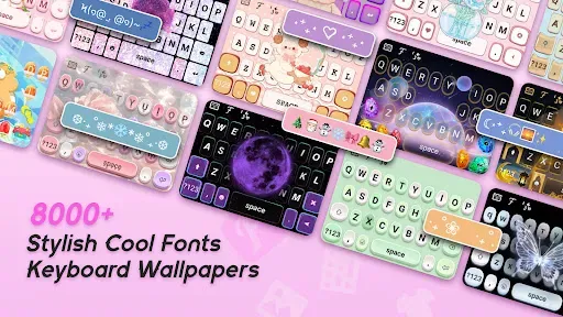 Скриншот 1 — Cool Fonts Keyboard & Themes