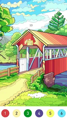 Скриншот 4 — Nostalgia Color by number game
