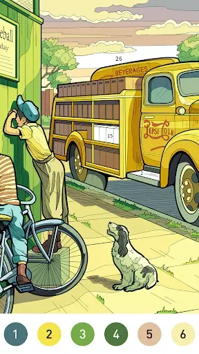 Скриншот 6 — Nostalgia Color by number game
