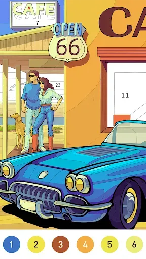 Скриншот 7 — Nostalgia Color by number game