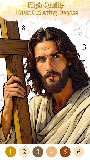 Скриншот 1 — Bible Color Paint By Number