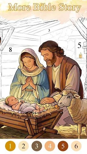 Скриншот 3 — Bible Color Paint By Number