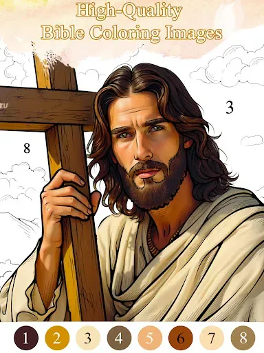 Скриншот 8 — Bible Color Paint By Number