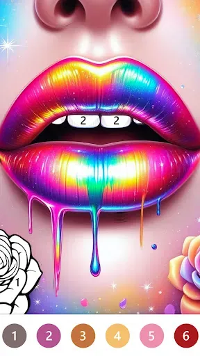 Скриншот 1 — Macabre Color Paint By Number