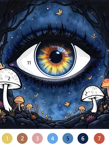 Скриншот 8 — Macabre Color Paint By Number