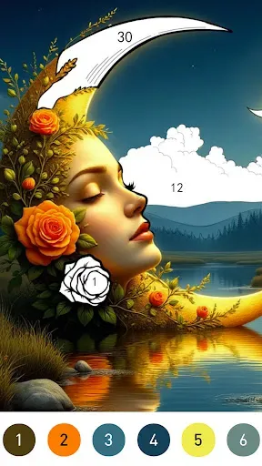 Скриншот 5 — Fantasy Color By Number Game