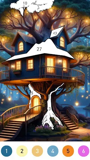 Скриншот 6 — Fantasy Color By Number Game