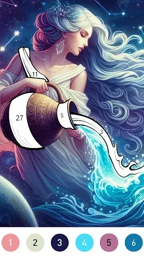Скриншот 7 — Fantasy Color By Number Game