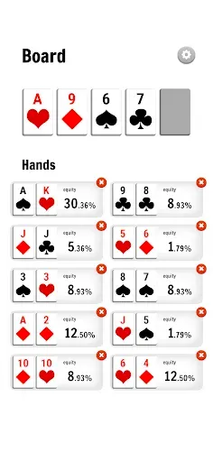Скриншот 2 — Poker Odds Calculator Pro