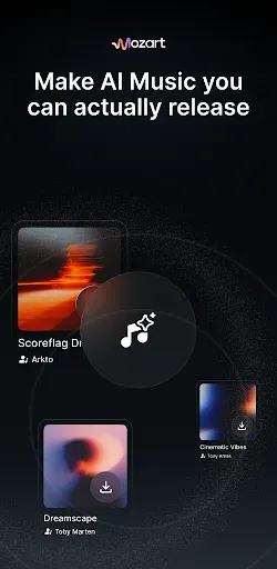 Скриншот 1 — Mozart AI: AI Music Studio