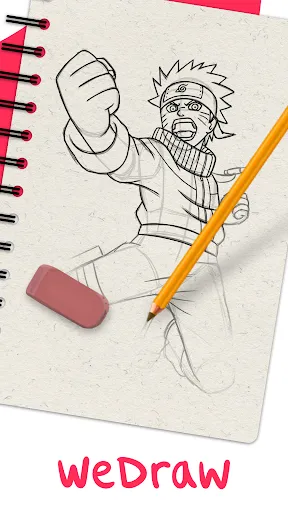 Скриншот 2 — WeDraw - How to Draw Anime