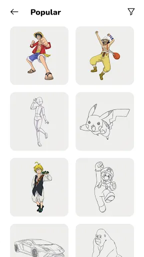Скриншот 6 — WeDraw - How to Draw Anime