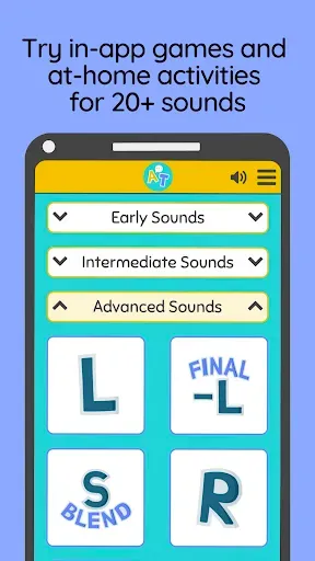 Скриншот 1 — Articulation Teacher - Speech