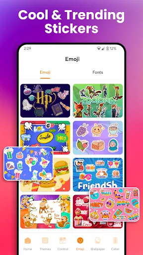 Скриншот 4 — Keyboard Themes - Fonts, Emoji
