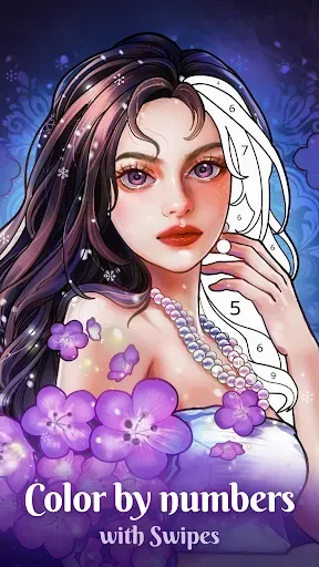 Скриншот 1 — Colorswipes® - Color by Number