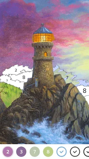 Скриншот 4 — Colorswipes® - Color by Number
