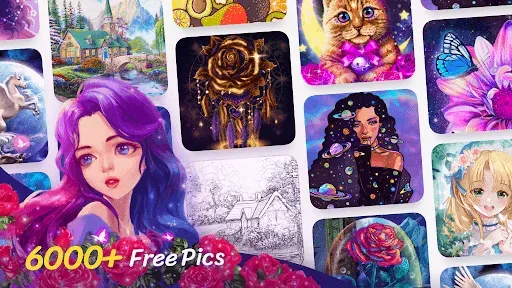 Скриншот 1 — Colorscapes® - Color by Number