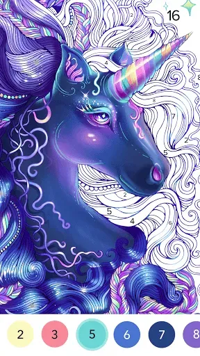 Скриншот 3 — Colorscapes® - Color by Number