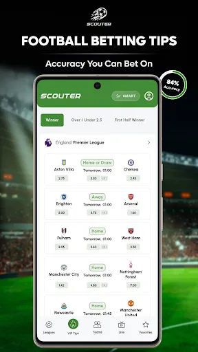 Скриншот 1 — Football Tips - Scouter