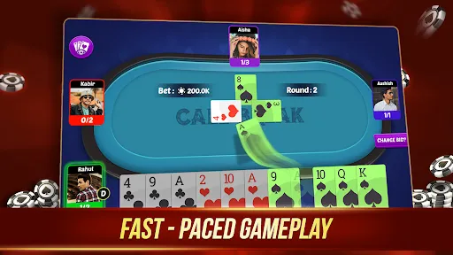 Скриншот 4 — Andar Bahar - Callbreak Game