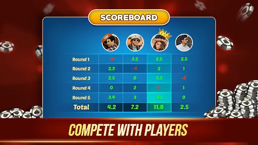 Скриншот 5 — Andar Bahar - Callbreak Game