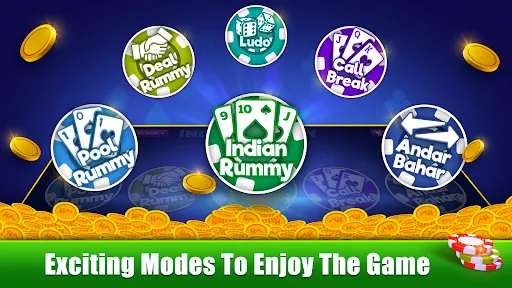 Скриншот 1 — Indian Rummy - Ludo, Callbreak