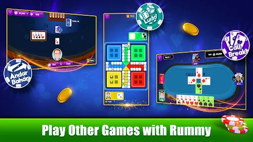Скриншот 2 — Indian Rummy - Ludo, Callbreak