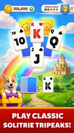 Скриншот 1 — Royal TriPeaks Solitaire Fun