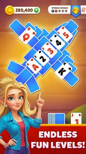 Скриншот 2 — Royal TriPeaks Solitaire Fun