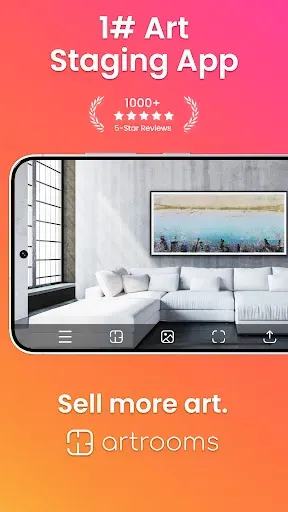 Скриншот 1 — Artrooms - Art on Walls Insitu