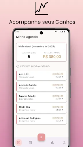 Скриншот 1 — Beauty Book - Agenda Estética