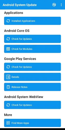 Скриншот 1 — System Update for Android
