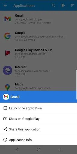 Скриншот 4 — Информация о системе Android