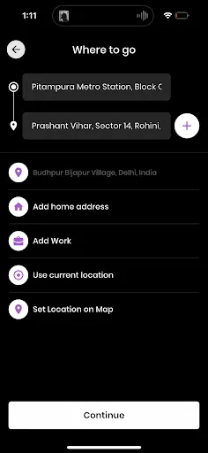 Скриншот 2 — Ricky- Doorstep Rickshaw App