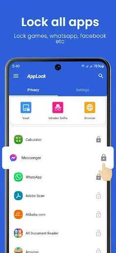 Скриншот 1 — Super App Lock