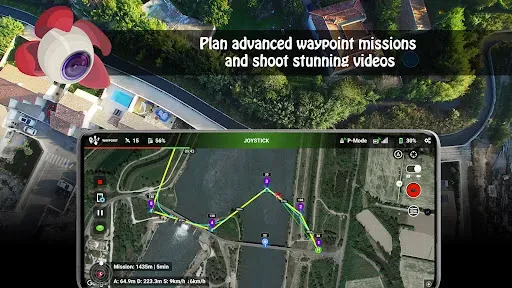 Скриншот 1 — Litchi for DJI Drones