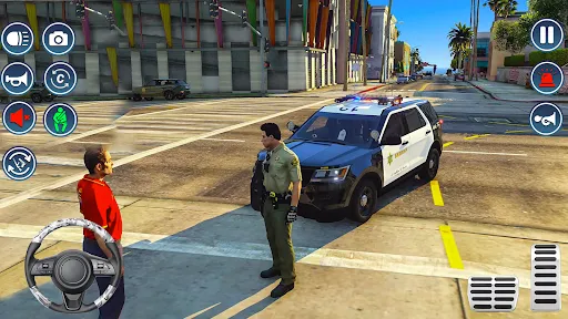 Скриншот 2 — City Police Cop Car Chase Game