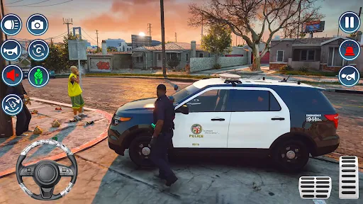 Скриншот 3 — City Police Cop Car Chase Game