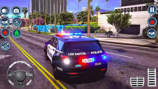 Скриншот 8 — City Police Cop Car Chase Game