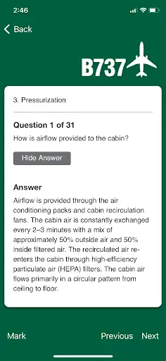 Скриншот 3 — B737 Type Rating Flashcards