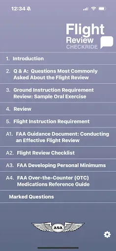 Скриншот 1 — Flight Review Checkride