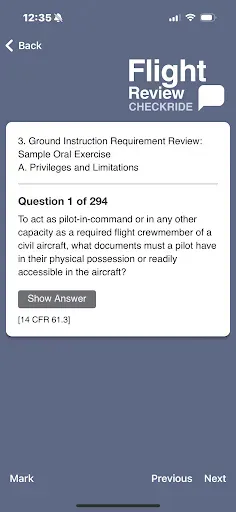 Скриншот 3 — Flight Review Checkride