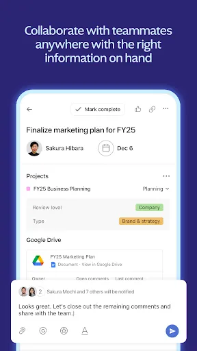 Скриншот 5 — Asana: работа в одном месте