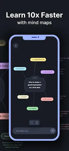 Скриншот 2 — VisualMind: AI MindMap/Chatbot