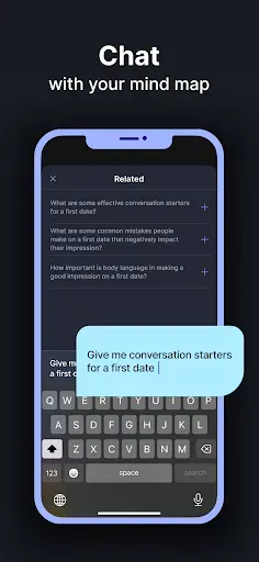 Скриншот 5 — VisualMind: AI MindMap/Chatbot