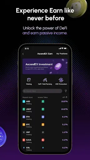 Скриншот 3 — AscendEX - биржа криптовалют