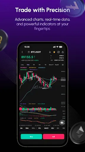 Скриншот 4 — AscendEX - биржа криптовалют