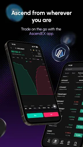 Скриншот 5 — AscendEX - биржа криптовалют