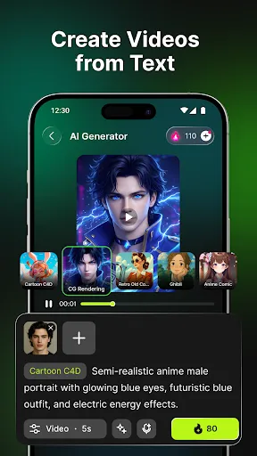 Скриншот 2 — AI Video Generator - AI Photo